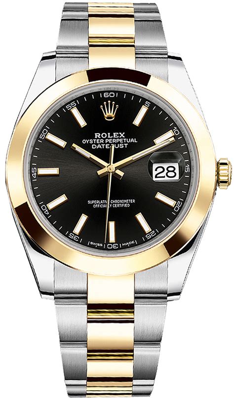 rolex datejust schwarzes zifferblatt gold|rolex datejust 41 wert.